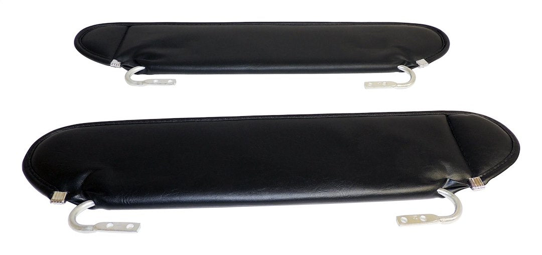 Crown Automotive RT52005 Matte Black Vinyl Sun Visor Set - image 3