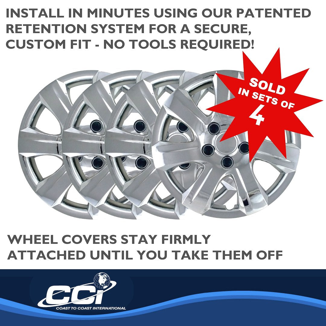 Coast To Coast 44516C Camry Chrome 7-Spoke Wheel Covers - image 4