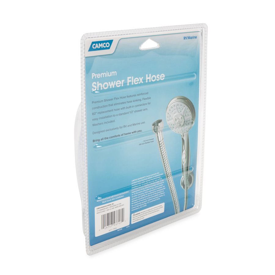Camco Shower Head Hose (43717) – Length: 60 Inch