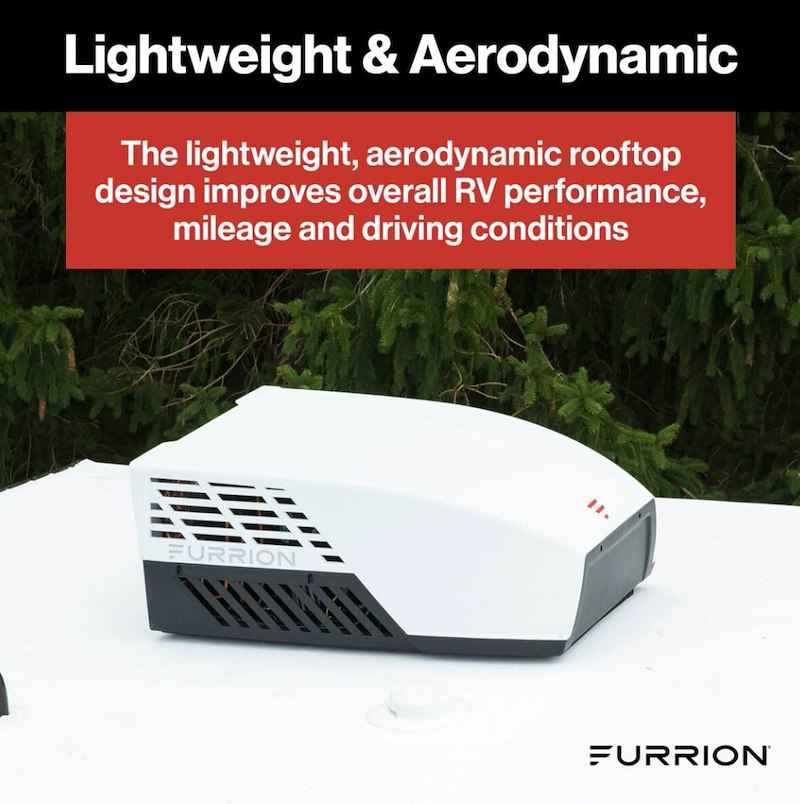 Furrion Chill HE Rooftop RV A/C 13500 BTU White FACR13HESA2-PS-AM