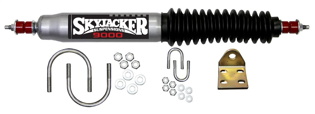 Skyjacker 9110 Silver Single Monotube Steering Stabilizer