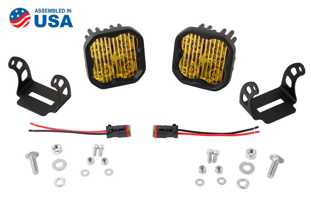 Diode Dynamics DD6890P SS3 Amber Combo LED Pods, Pair