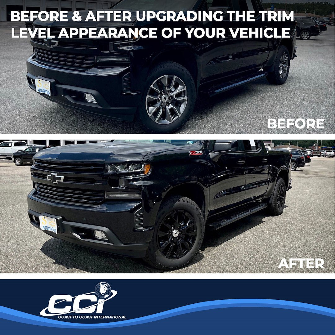Coast To Coast IMP454BLK Black Silverado/Tahoe Wheel Skins - image 6