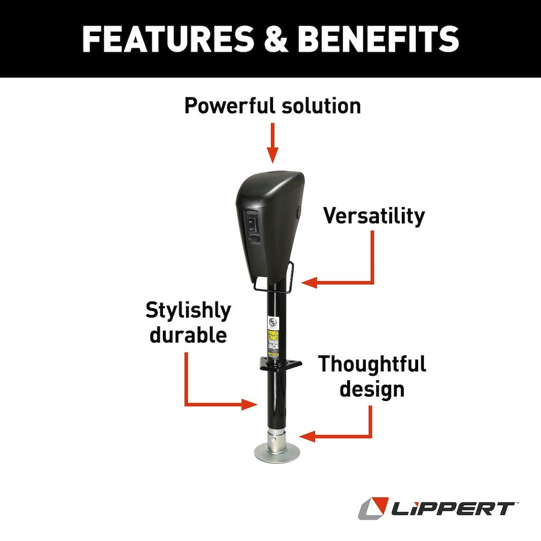 Lippert Components 813748 Trailer Tongue Jack - image 3