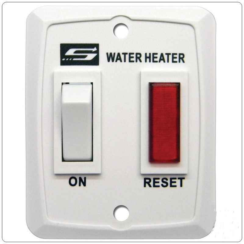 Suburban Nautilus Series 12V Water Heater Power Switch – White 234589