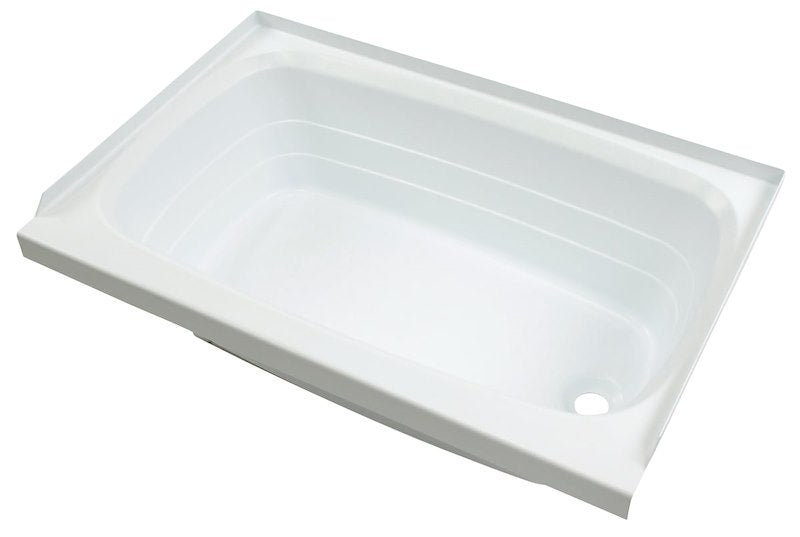 Lippert Better Bath 209658 24" x 36" RV Bathtub – Right Hand Drain