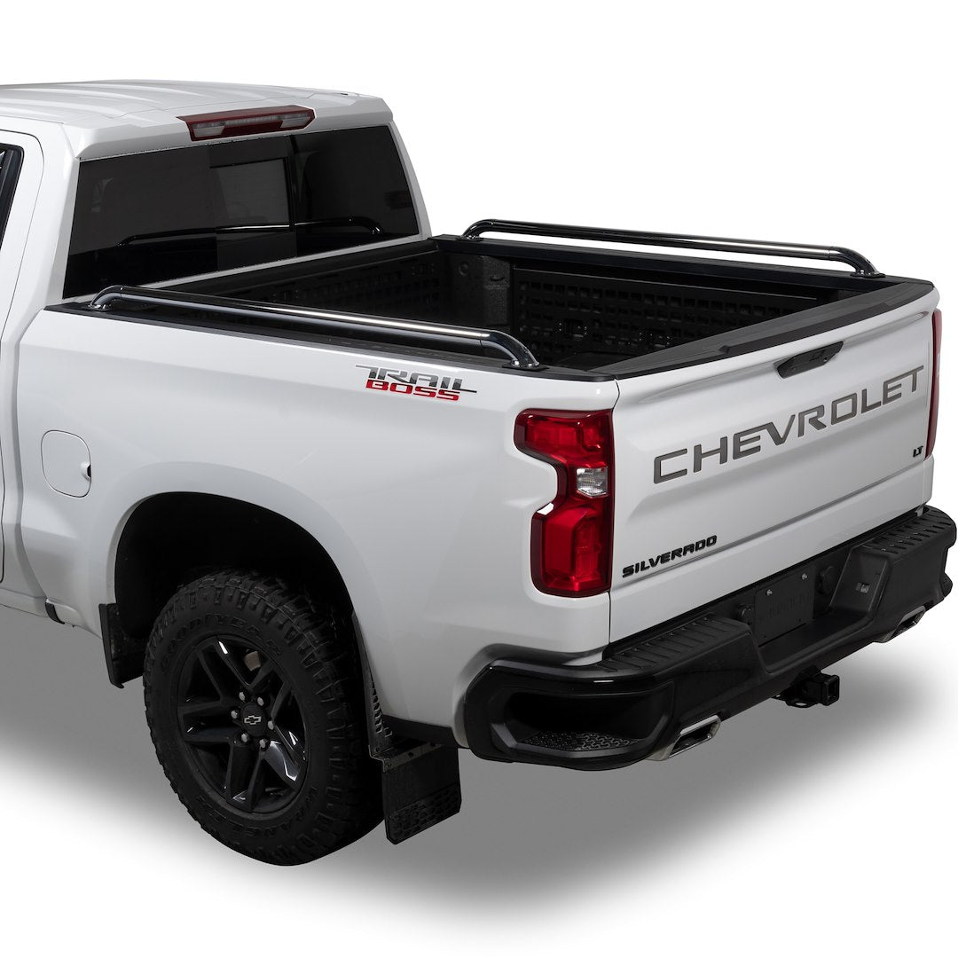 Putco 59872 Silver Polished Round Tube Bed Side Rail
