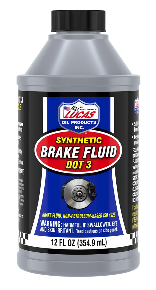 LUCAS OIL Brake Fluid (10825) – Unit Size: 12 Ounce