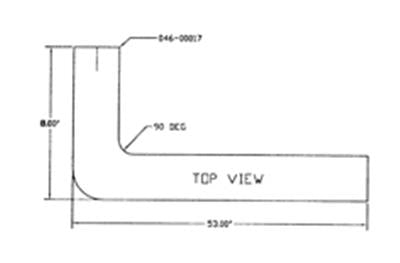 Cummins Power Generation 046-00563 Generator Exhaust Pipe