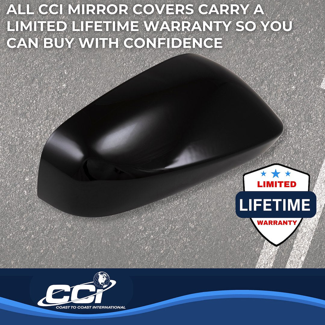 Coast To Coast MC67557BLK Gloss Black Full Mirror Cover Pair - image 5
