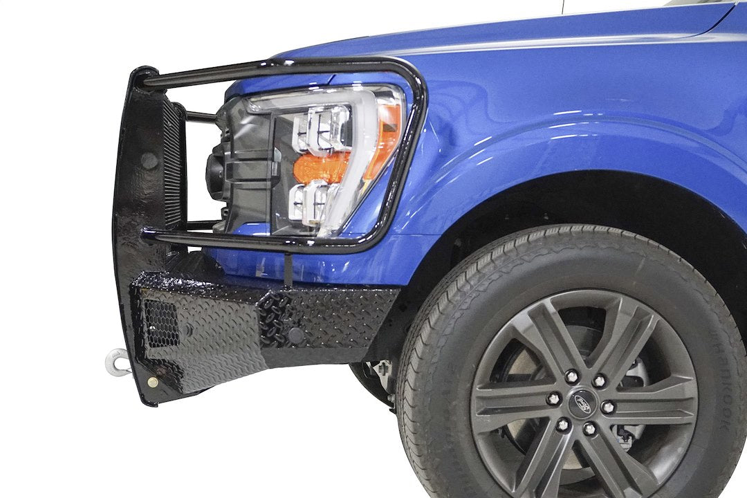 Fab Fours FF21-K5060-1 Black Steel Elite Front Bumper