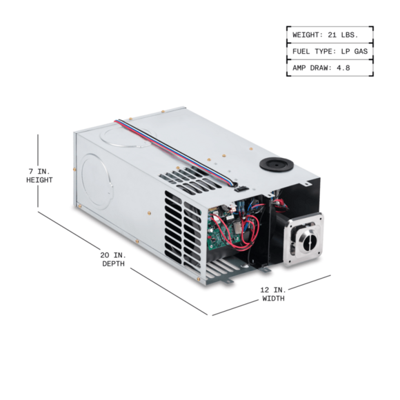 Dometic DFSDH20111 DFS Series 18,000 BTU LP Gas RV Furnace