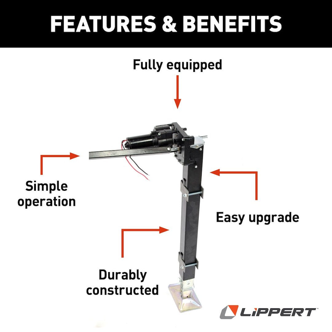 Lippert Components 333964 Trailer Landing Gear - image 2