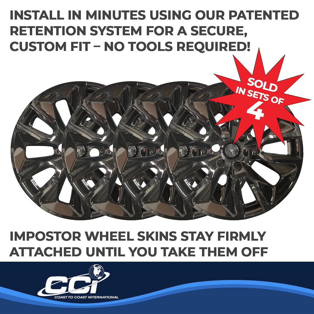 Coast To Coast IMP454BLK Black Silverado/Tahoe Wheel Skins - image 5