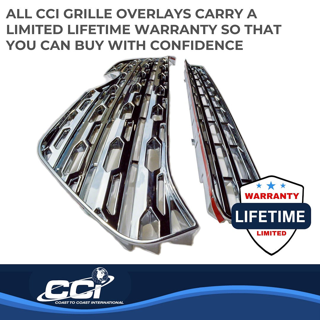 Coast To Coast GI500 RAV4 Chrome Bar Grille Overlay - image 3