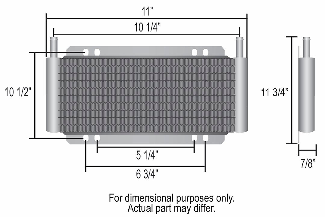 Derale 13504 Series 8000 24-Row Automatic Transmission Cooler - image 2