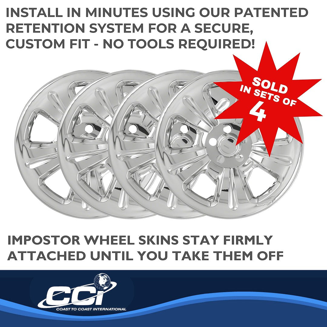 Coast To Coast IMP52X Forester Chrome Wheel Skin Set - image 4