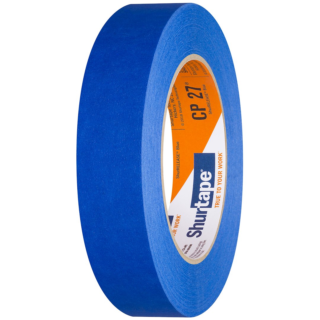 Shurtape 202872 CP 027 Blue Masking Tape, 36 Rolls