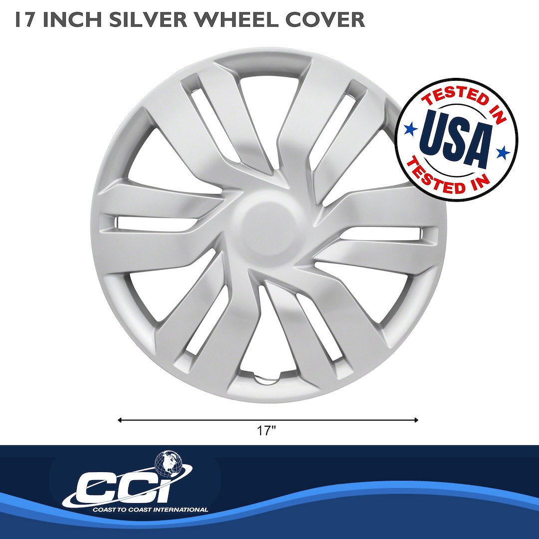 Coast To Coast 53417S 17-Inch Silver Double-Spoke Covers - image 2