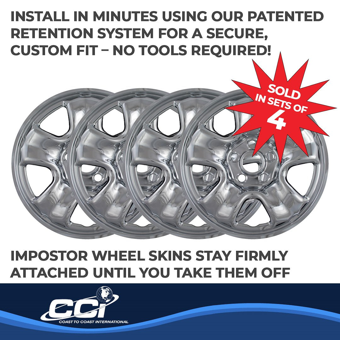 Coast To Coast IMP86X Chrome 16-Inch CR-V Wheel Skins - image 5