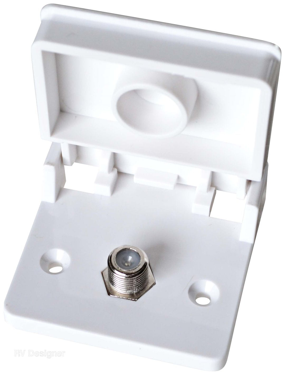 RV Designer Tv Cable Entry Plate (T111) – Capacity: Single Cable