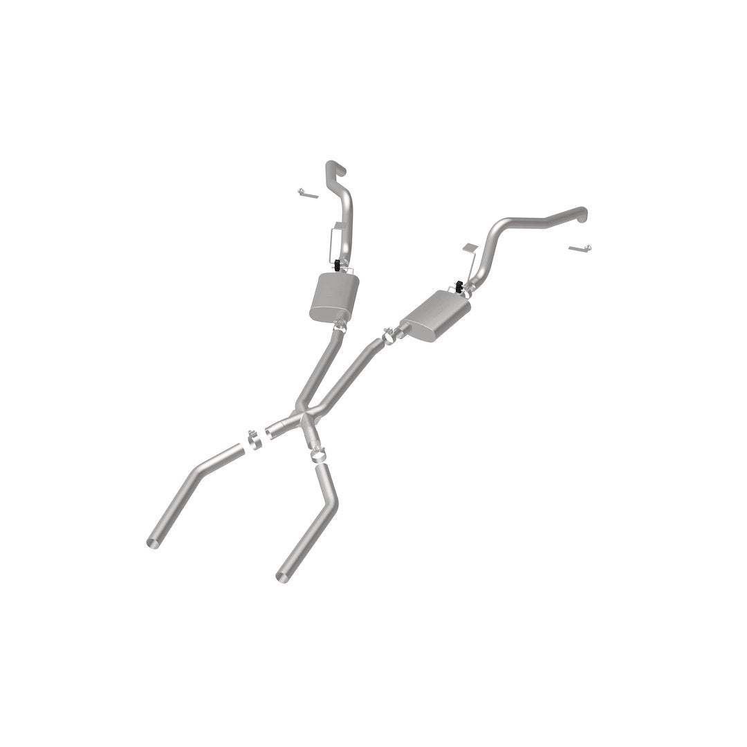 MagnaFlow 15896 Dual Crossmember-Back Exhaust Kit with Tru-X