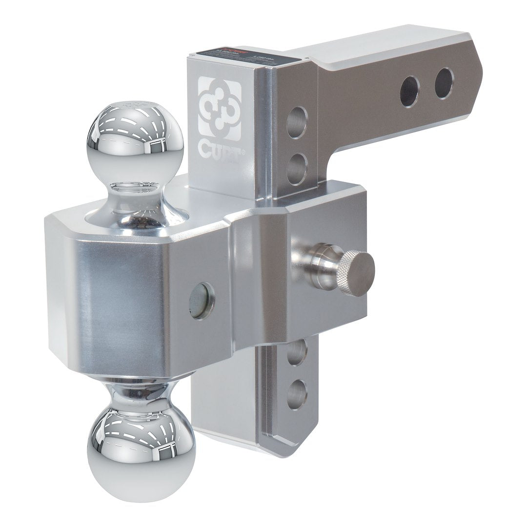 CURT 2 Inch/ 2-5/16 Inch Trailer Hitch Ball Mount (45363)