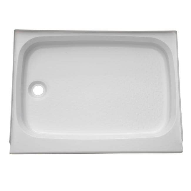 Lippert Better Bath 210369 24" x 32" RV Shower Pan – Left-Hand Drain Colonial