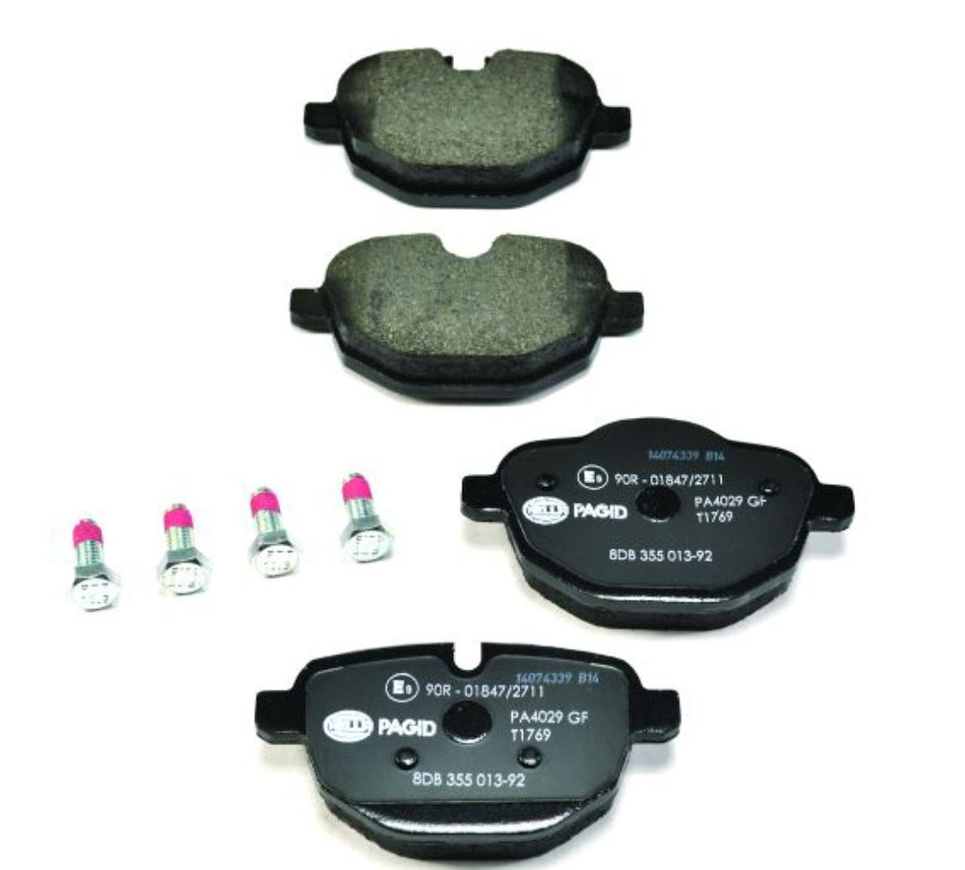 Hella Pagid 355013921 Low-Metallic Disc Brake Pad Set