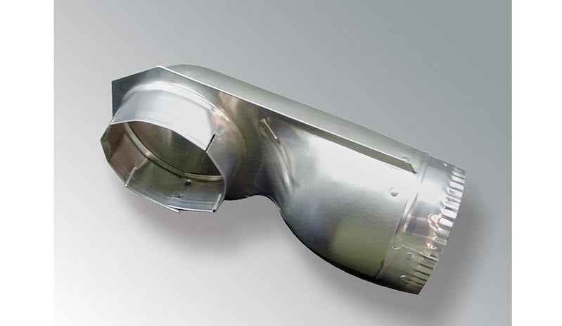 Splendide Dryer Vent Elbow VI490D – 90 Degree Aluminum