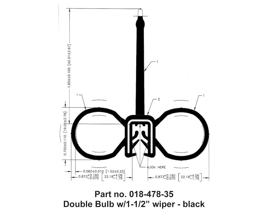 Ap Products 018-478-35 Slide Out Seal - image 2