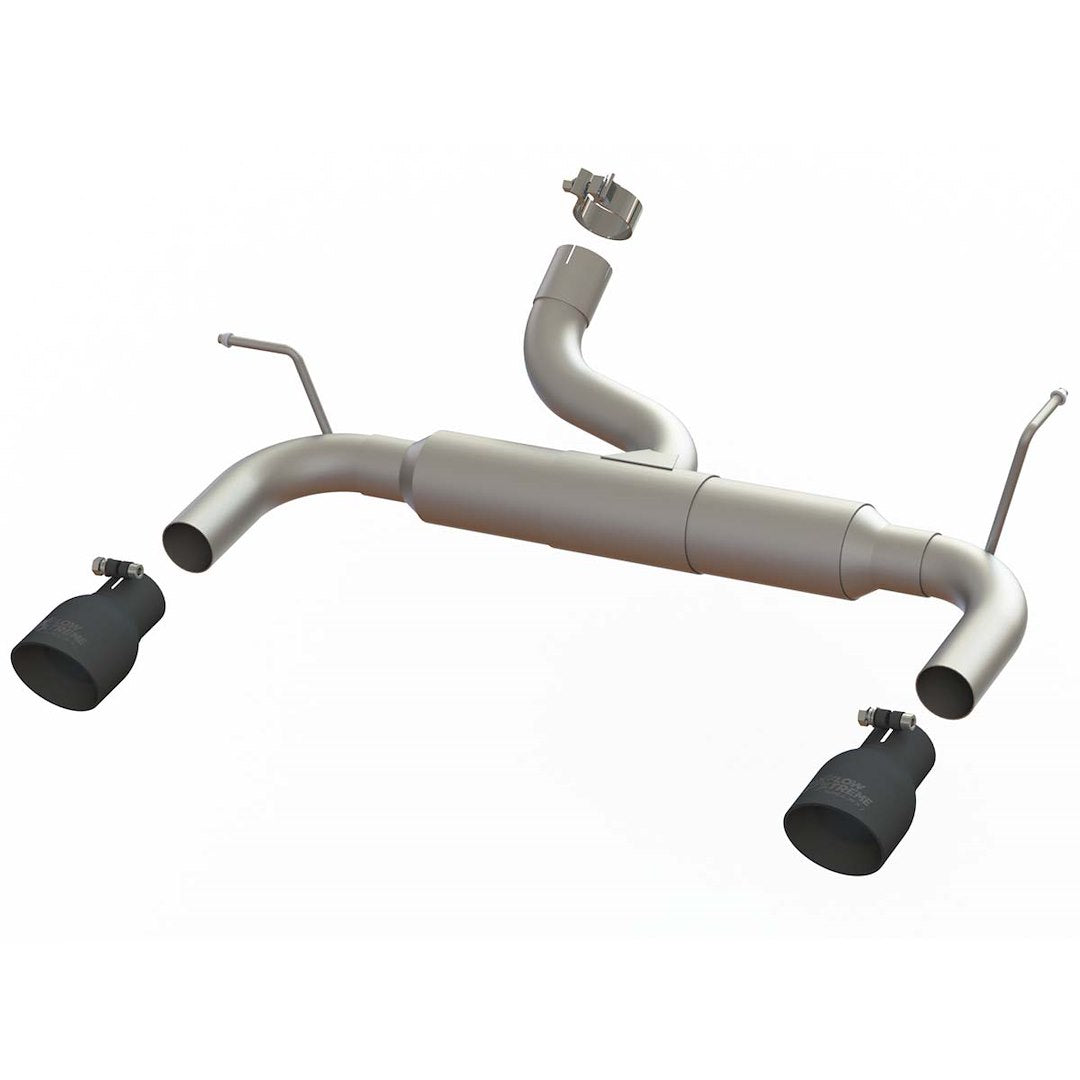 SpeedFX 50600 MaxFlow Xtreme Jeep JK Axle-Back Exhaust