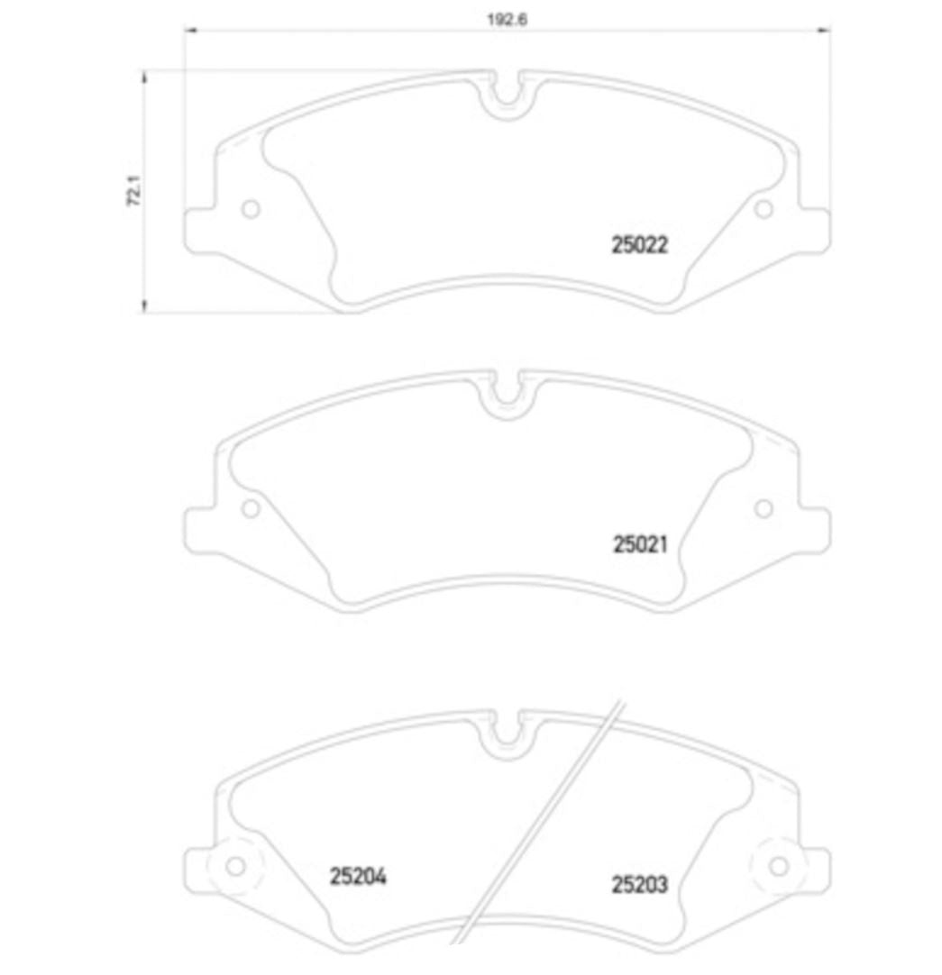 Hella Pagid 355015551 Low-Metallic Disc Brake Pad