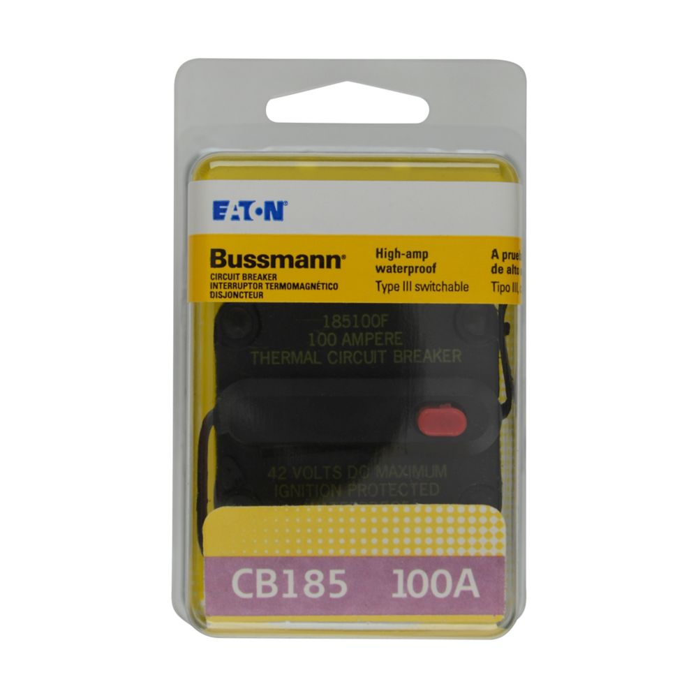Bussman Bp/Cb185-100 Circuit Breaker - image 4