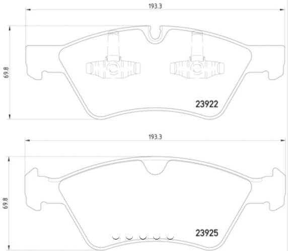 Hella Pagid 355012011 Low-Metallic Disc Brake Pad Set