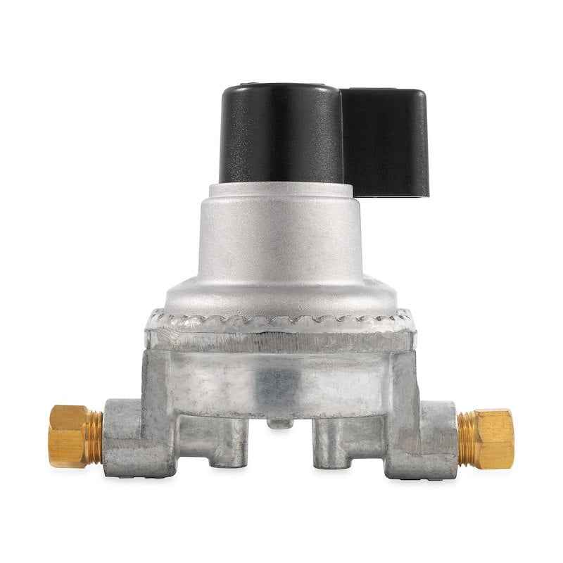 Camco 59005 RV Auto Changeover Propane Regulator – Two-Stage Vertical Mount
