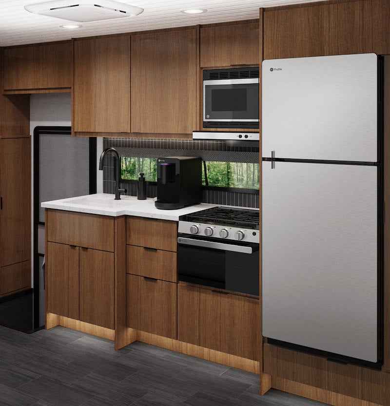 GE Profile 9.8 Cu. Ft. 12V DC Refrigerator – Stainless Steel PPV10R5YRSS