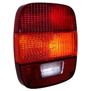 Crown Automotive 83501003 Red/Amber Plastic Tail Light Lens
