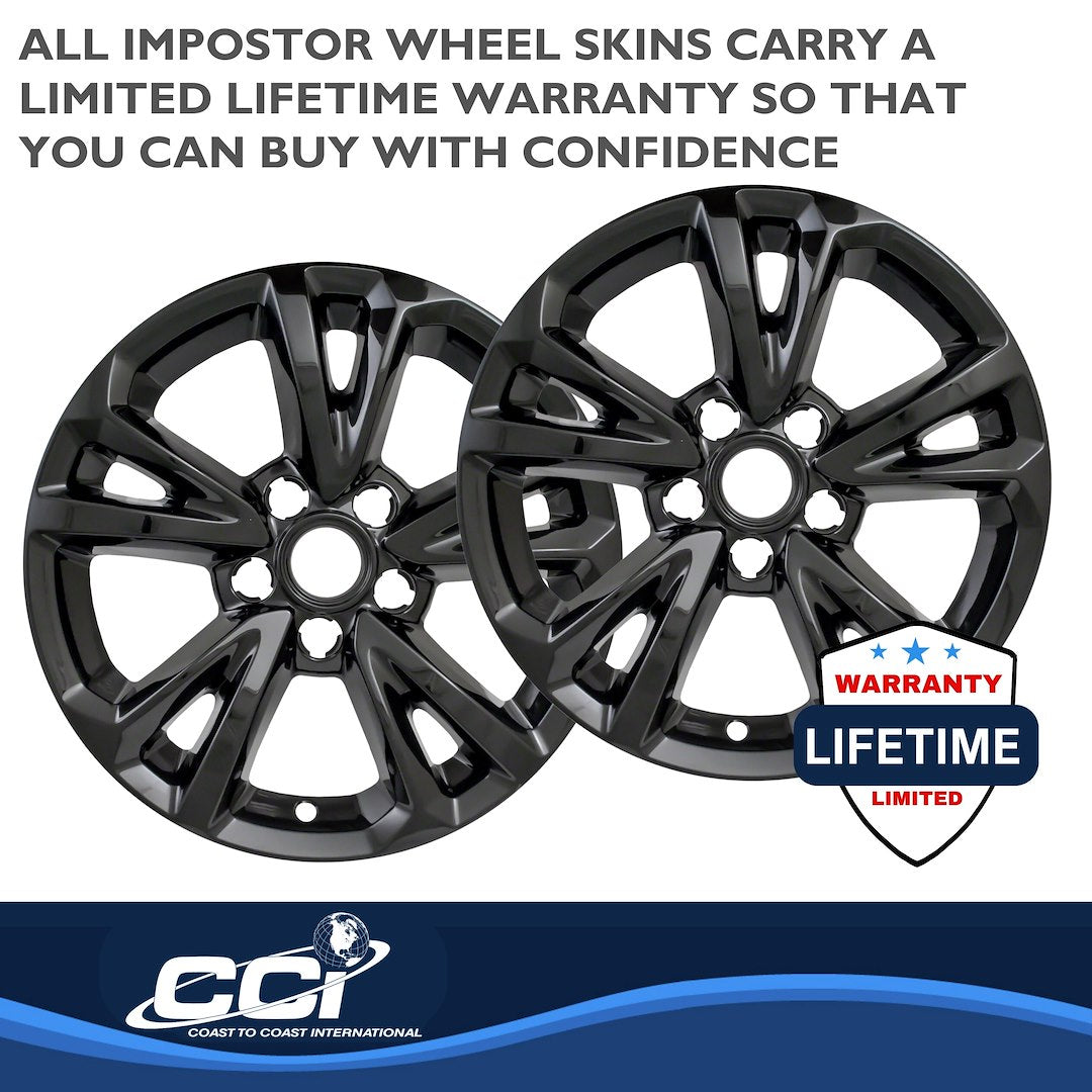 Coast To Coast IMP384BLK Black Equinox Impostor Wheel Skins - image 3