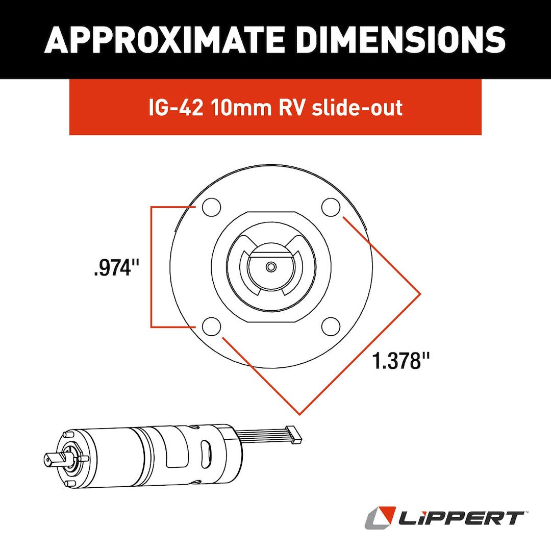 Lippert Components 236575 Slide Out Motor - image 6