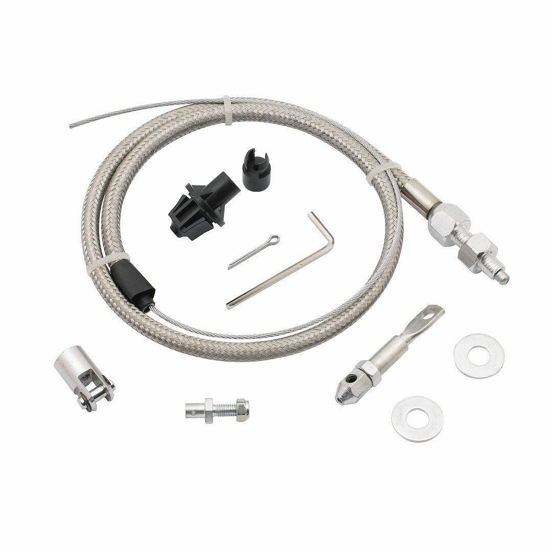 Mr. Gasket 5657 Steel-Braided Throttle Cable Kit