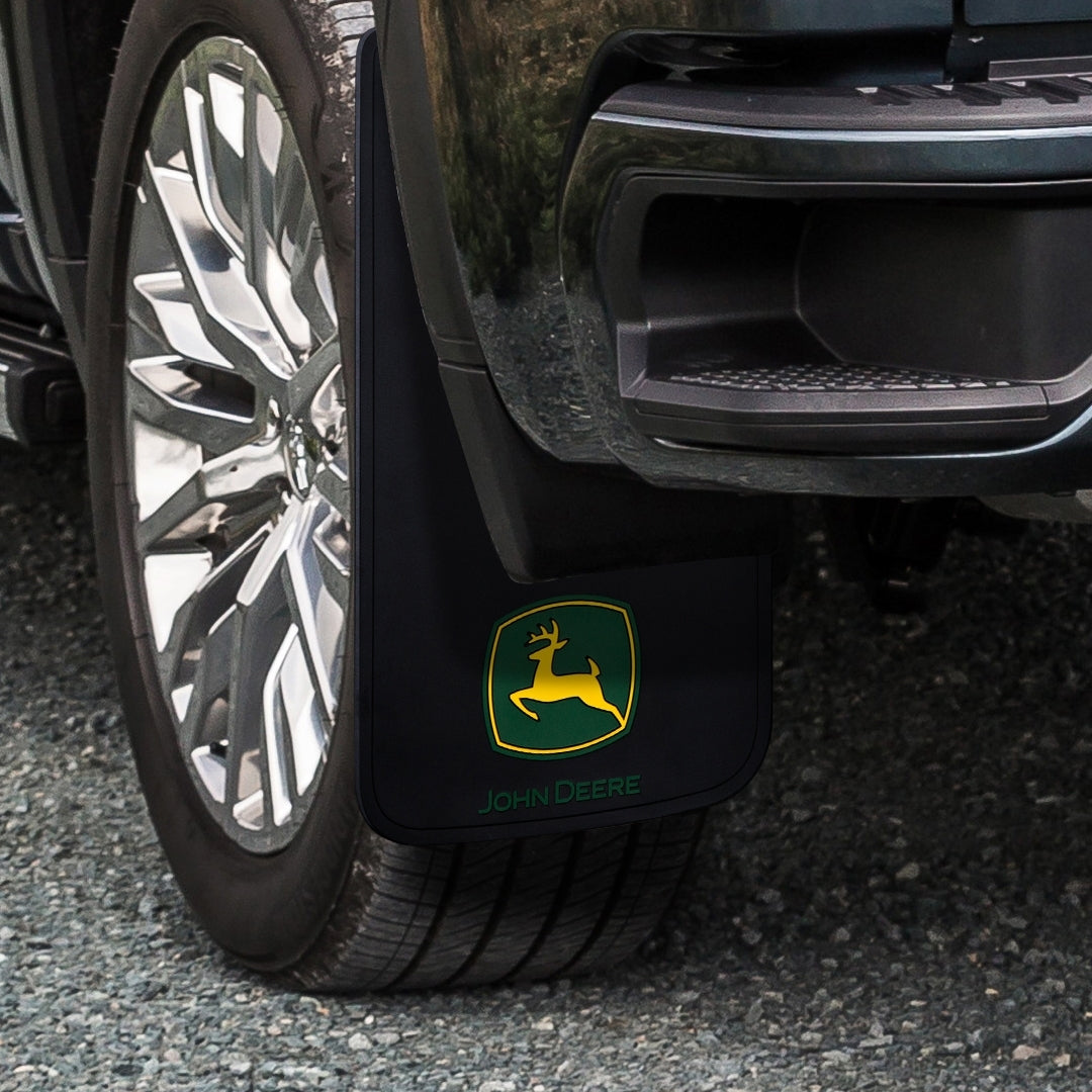 Plasticolor 000537R01 John Deere Easy-Fit Mud Flaps, Set of 2