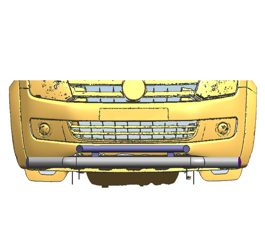 Black Horse Offroad Fd-Ni21b Bumper Guard - image 2