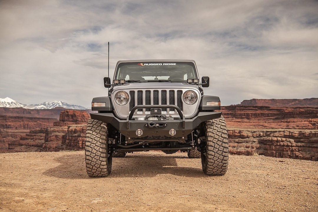 Rugged Ridge 11540.62 HD Over-Rider Bull Bar with Skid Plate