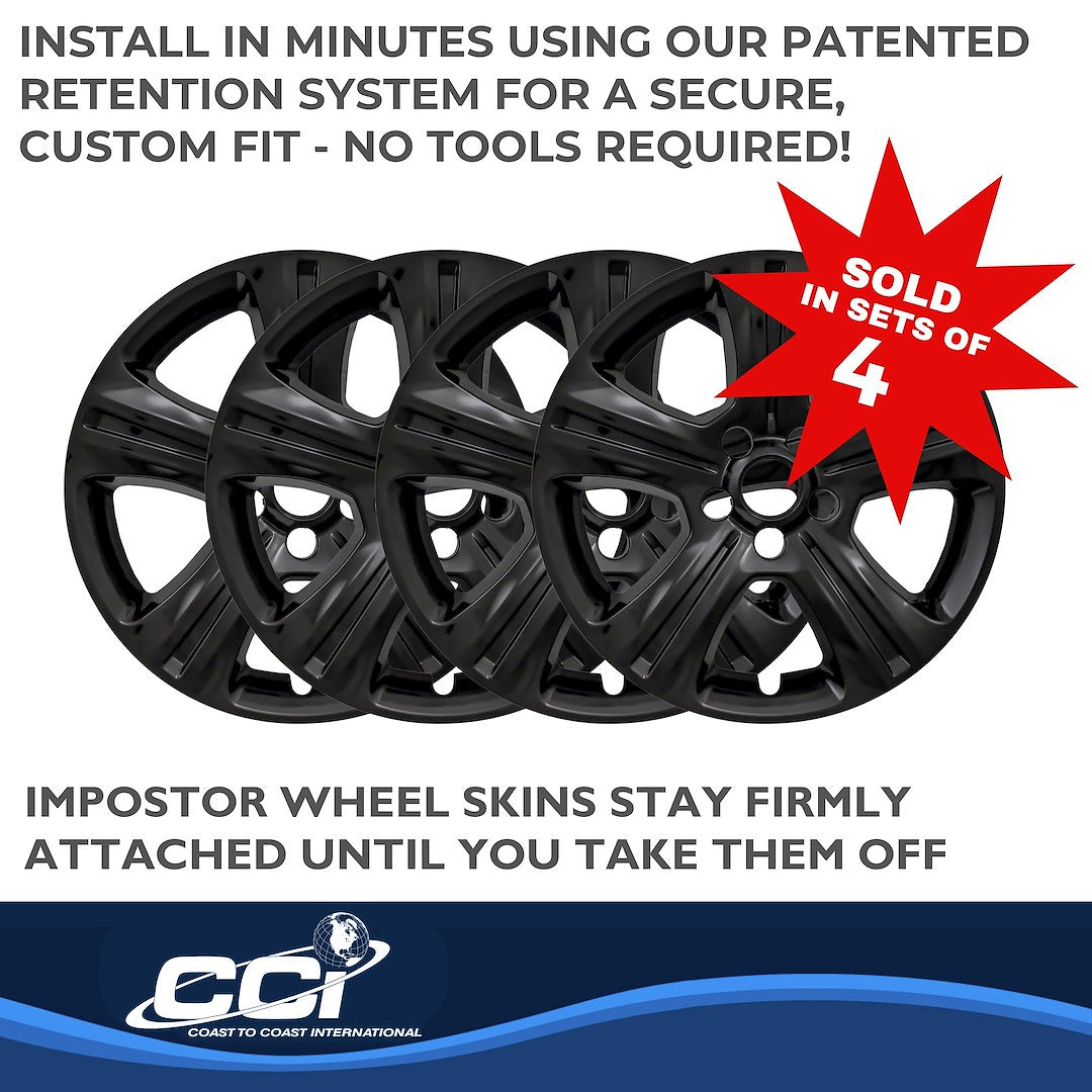 Coast To Coast IMP383BLK Black Charger Impostor Wheel Skins - image 4