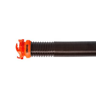 Camco 39741 RhinoFLEX 20' RV Sewer Hose Kit with Swivel Fittings & 4-in-1 Adapter