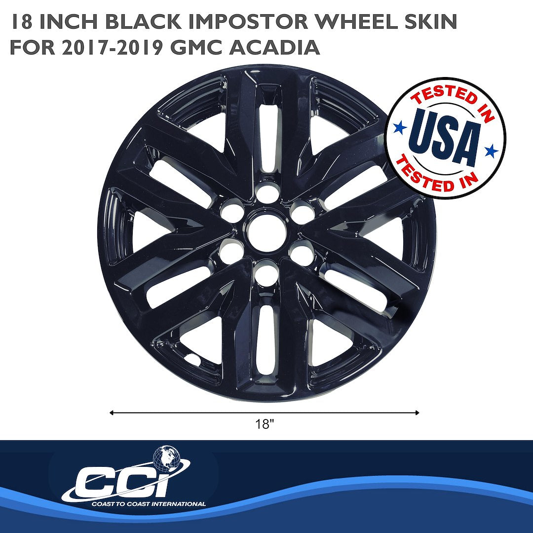 Coast To Coast IMP466BLK Acadia Black 18-Inch Wheel Skins - image 2