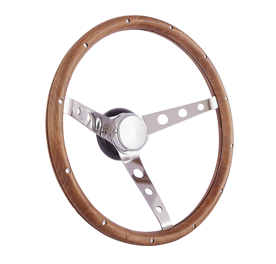Grant Products 201 Walnut Wood Steering Wheel