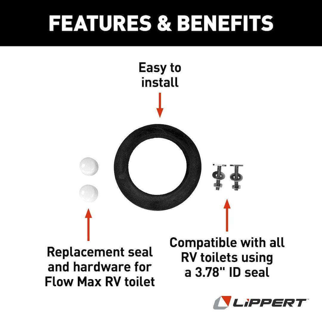 Lippert Components Toilet Seal (2022121983) – Type: Floor Flange