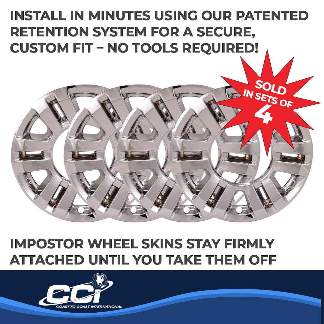 Coast To Coast IMP470X F-250 XLT Chrome Wheel Skin